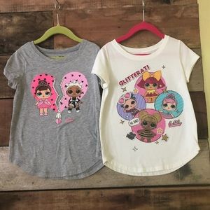 Lol Surprise lot of 2 Tee Shirts